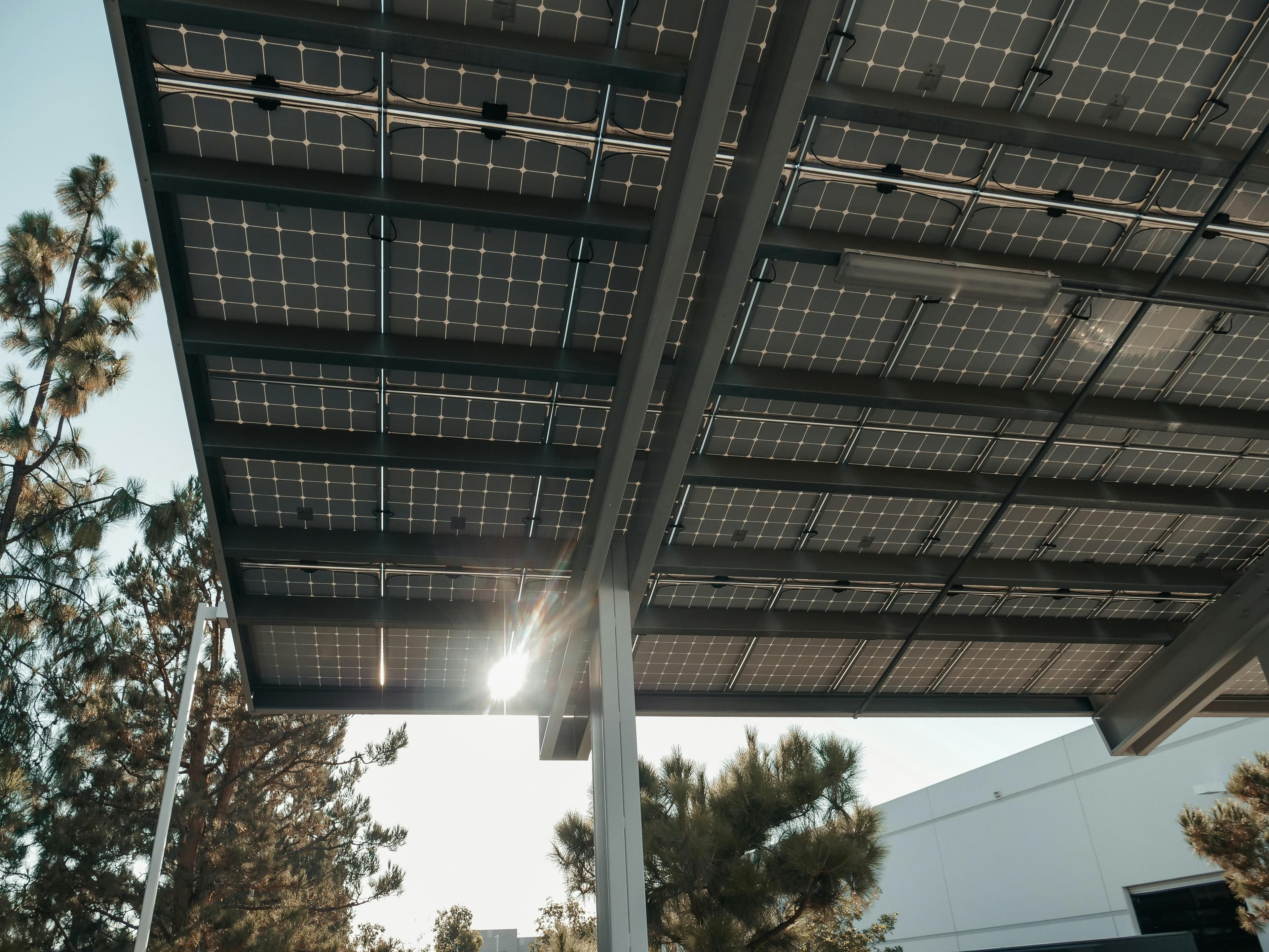 Solar panels on a rooftop - EcoPower Electricals